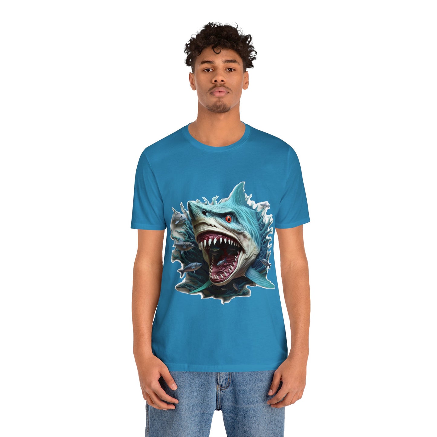 Shark attach 3D T-Shirt