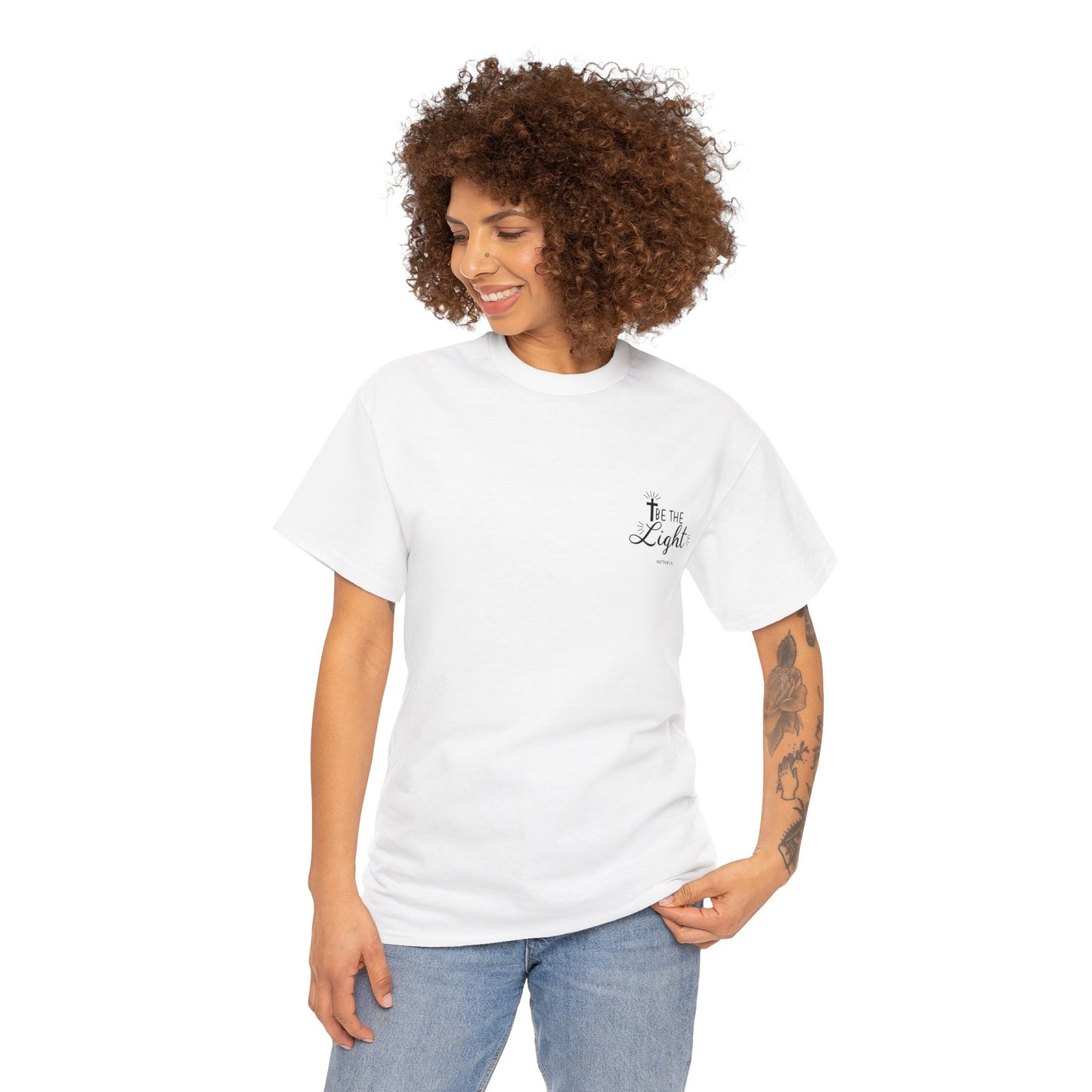 Be the Light! Jesus Cotton Tee