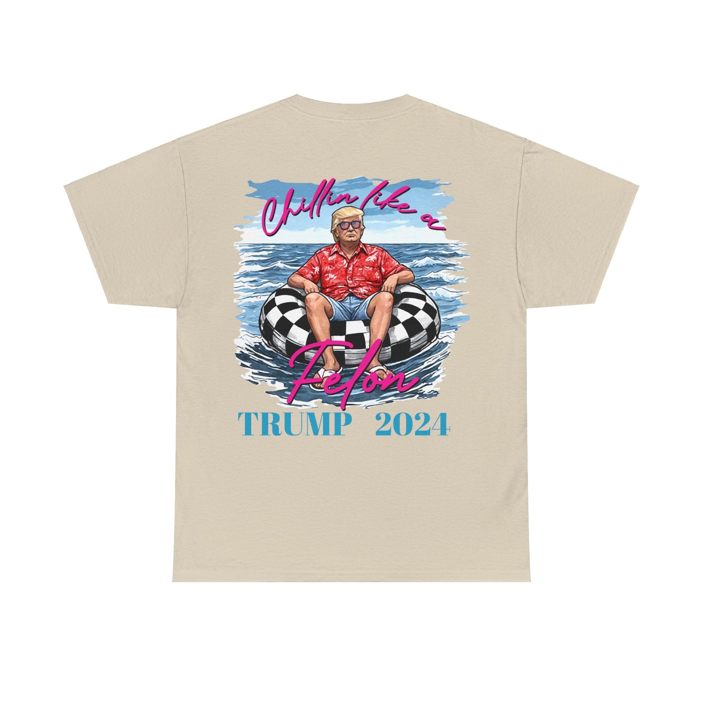 Chillin Like a Fellon! Trump 2024 T-Shirt cotton