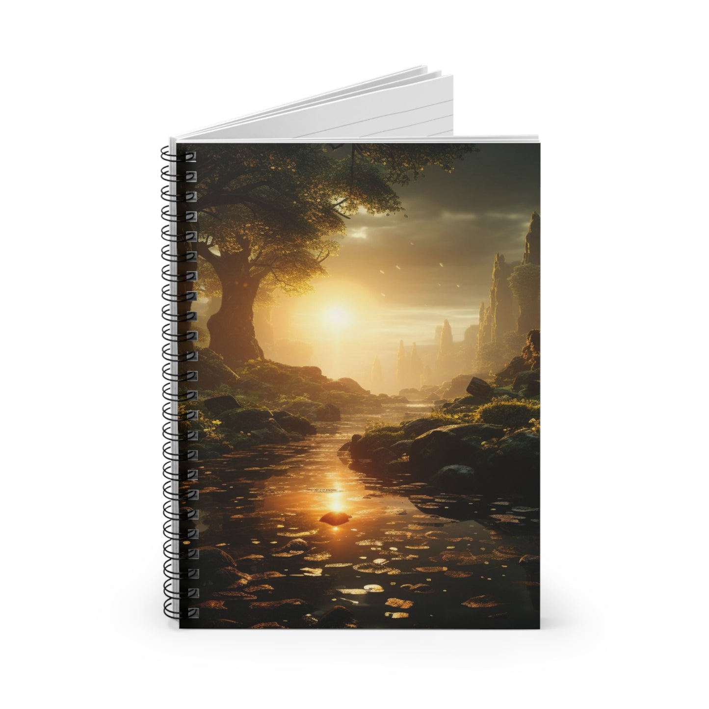 Spiral Notebook forest - Ruled Line