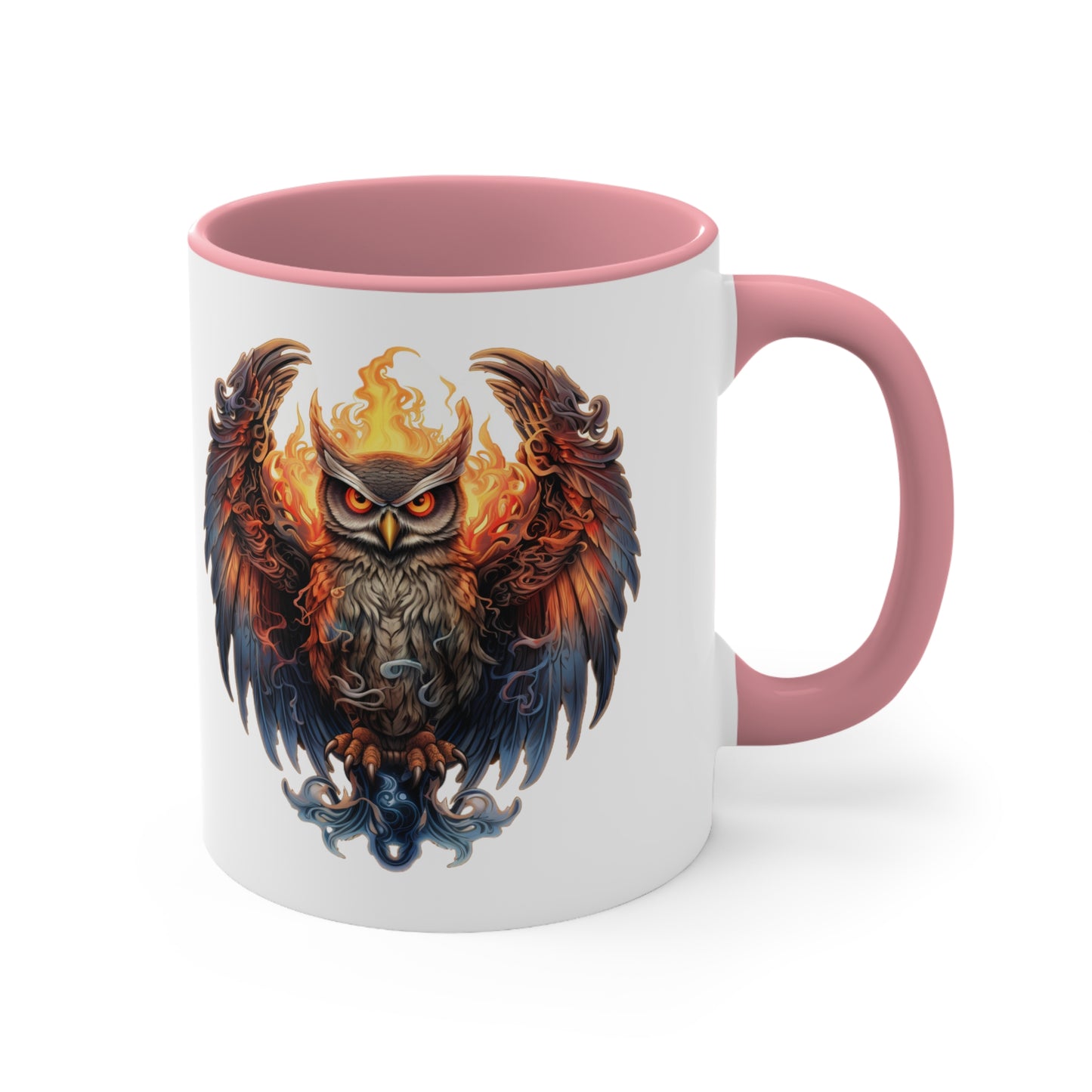 Fire Owl Accent Coffee Mug, 11oz