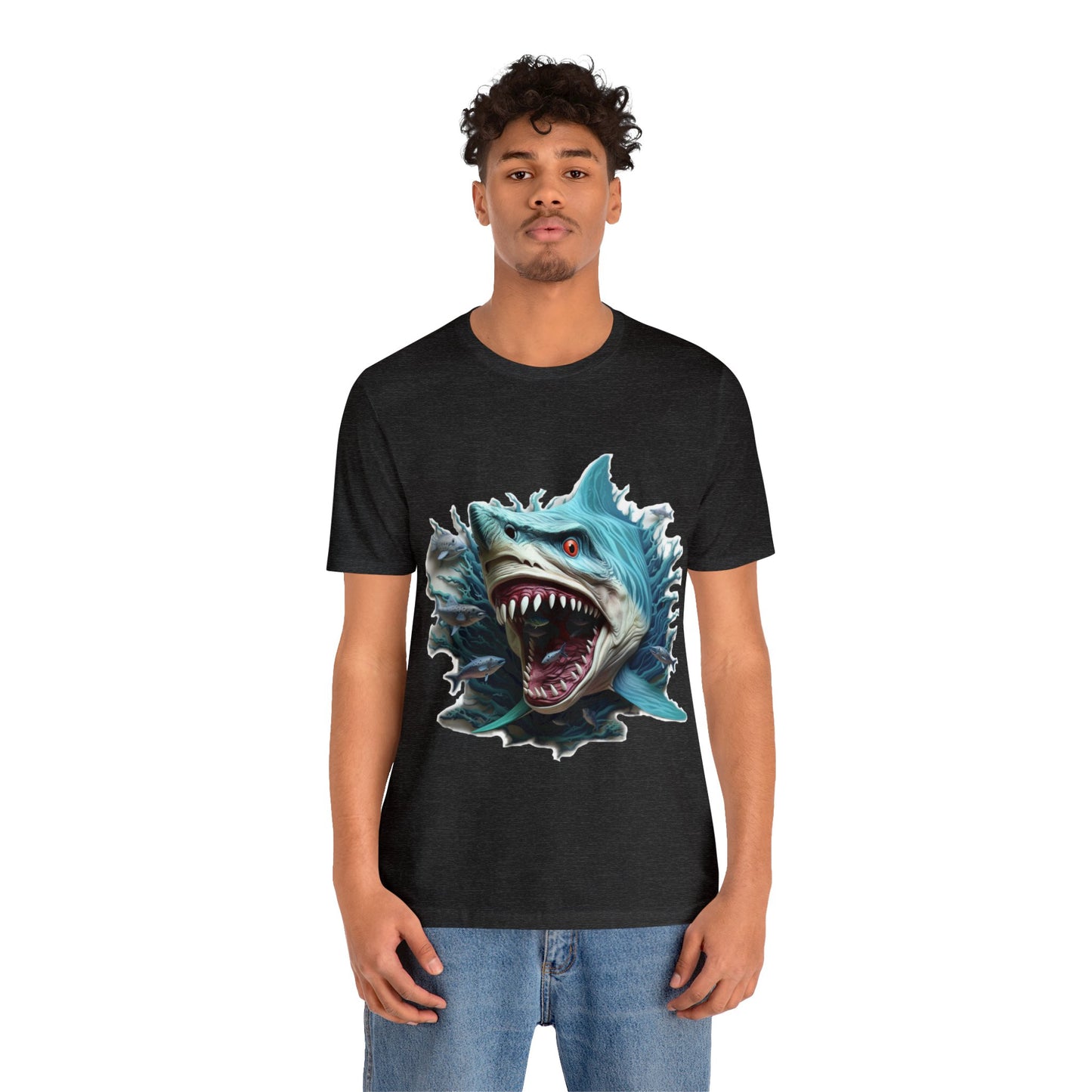 Shark attach 3D T-Shirt