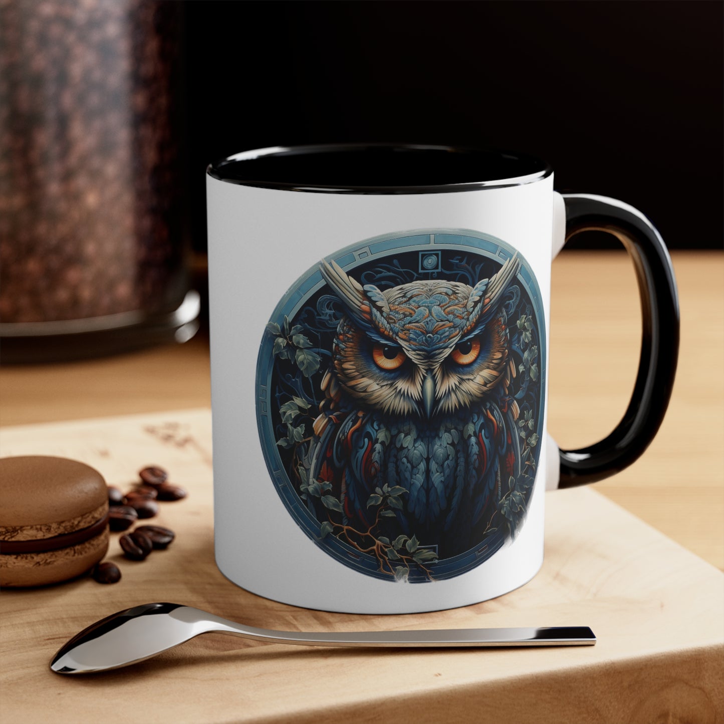 Blue Owl Accent Coffee Mug, 11oz