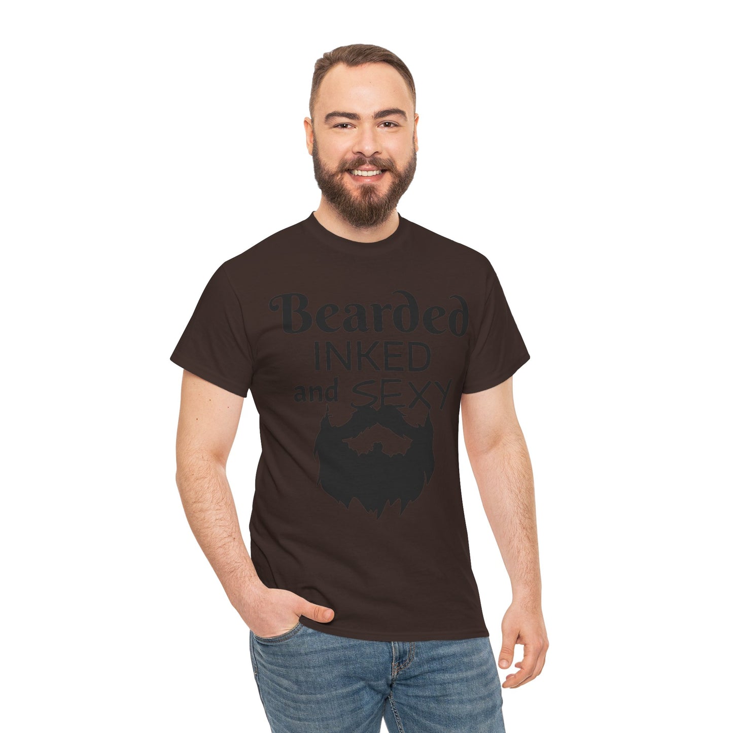 Beared and inked!  Cotton Tee