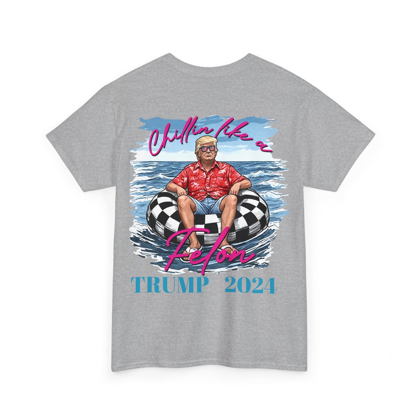 Chillin Like a Fellon! Trump 2024 T-Shirt cotton