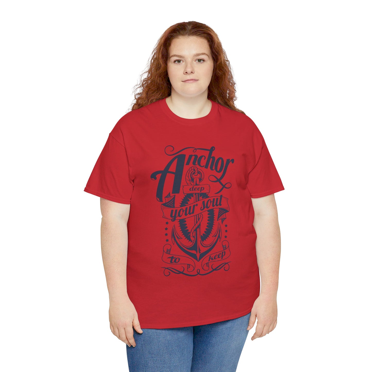 Anchor Deep! Heavy Cotton T-shirt