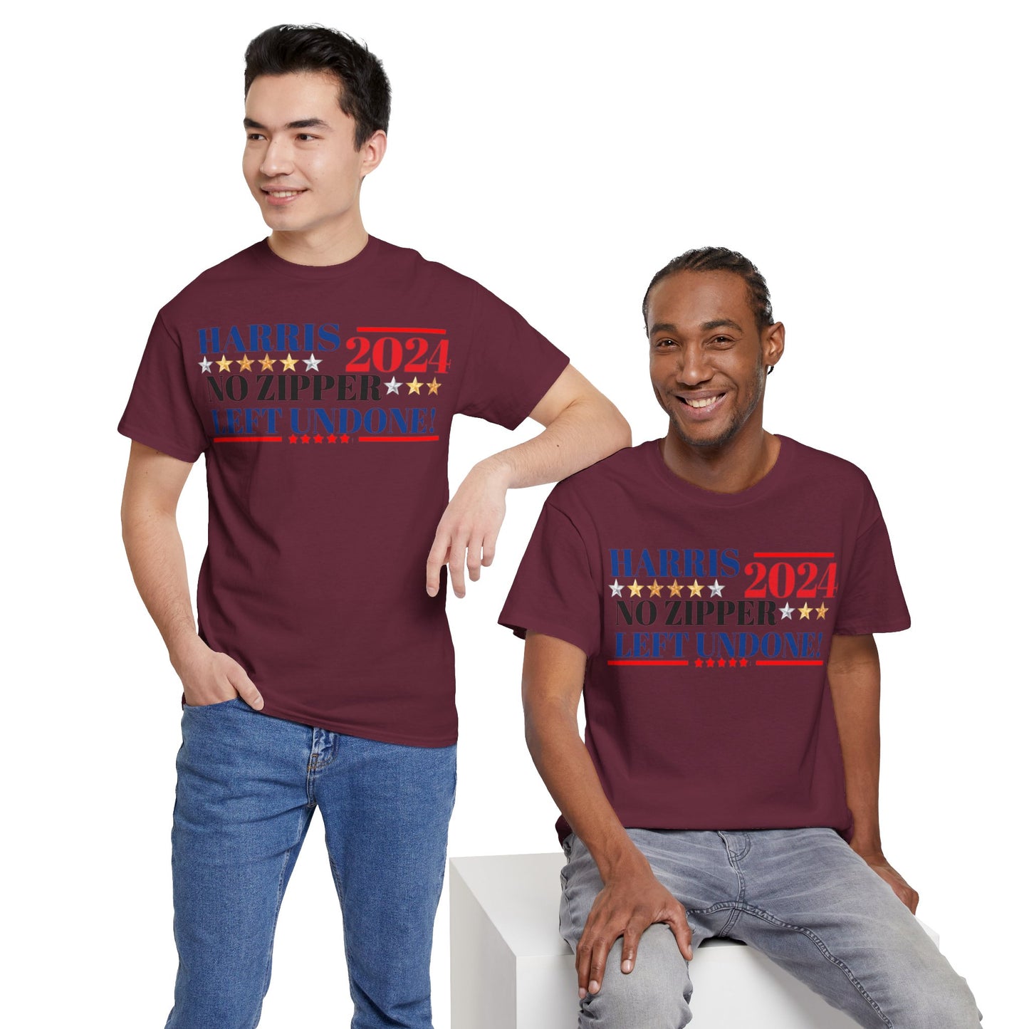 Harris 2024! Campain slogen Funny! Cotton Tee