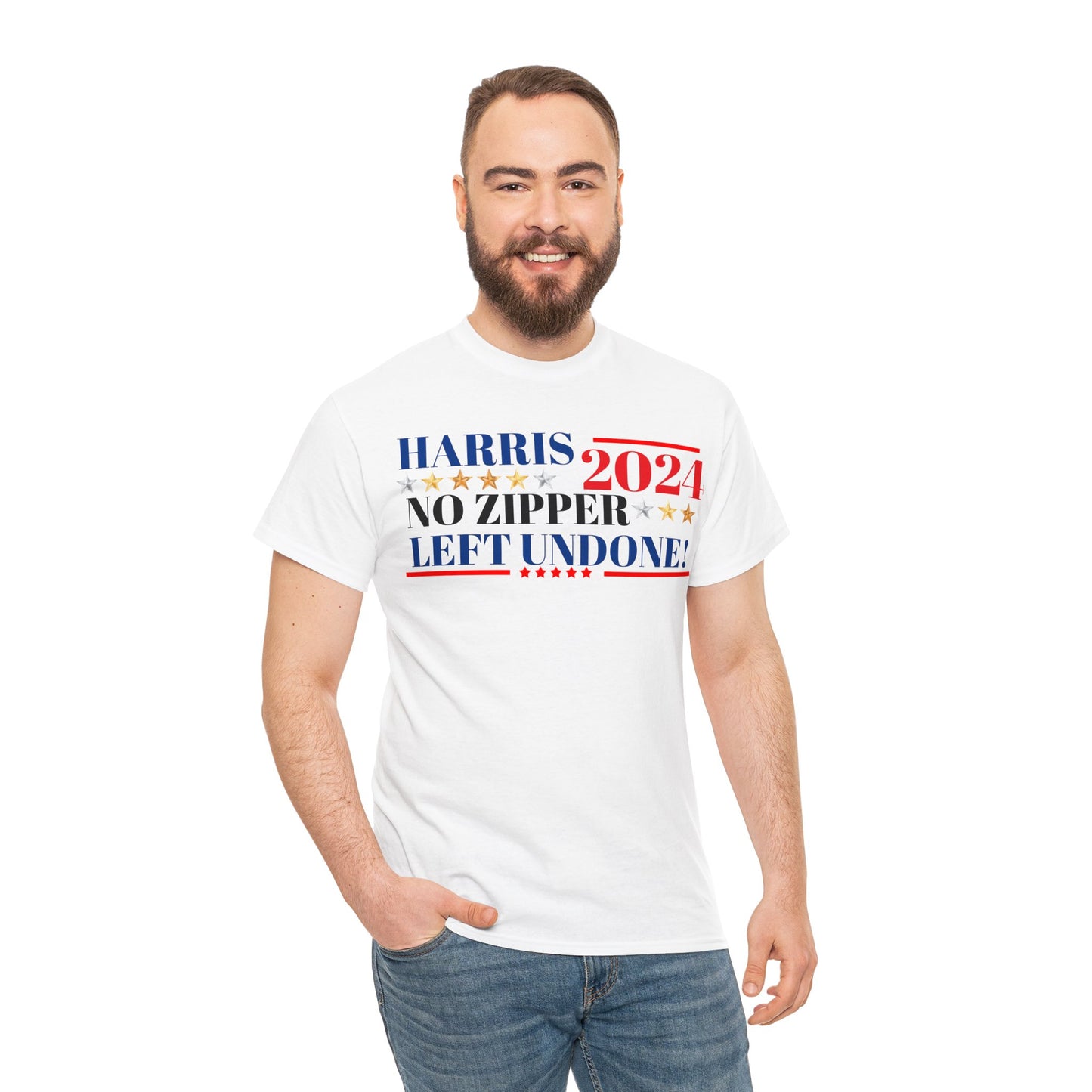 Harris 2024! Campain slogen Funny! Cotton Tee