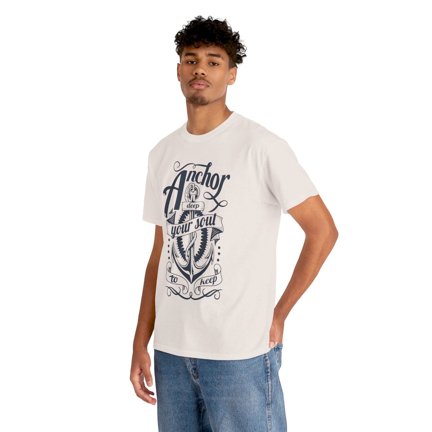 Anchor Deep! Heavy Cotton T-shirt