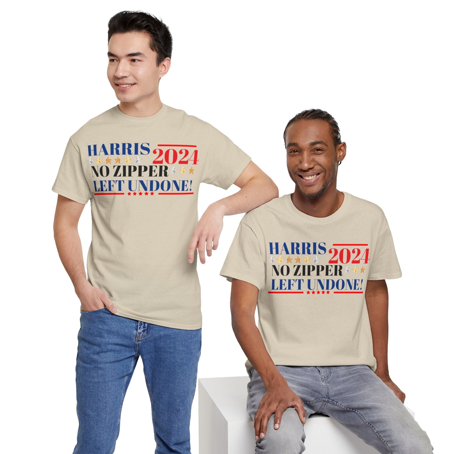 Harris 2024! Campain slogen Funny! Cotton Tee