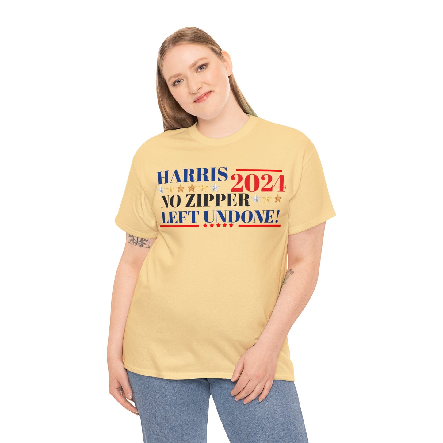 Harris 2024! Campain slogen Funny! Cotton Tee