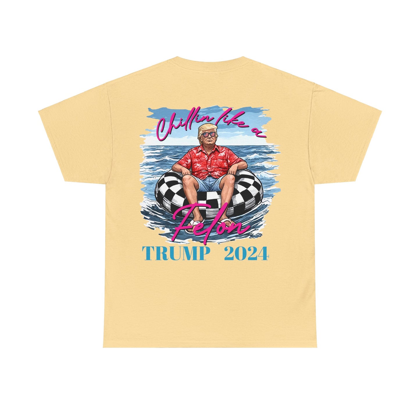 Chillin Like a Fellon! Trump 2024 T-Shirt cotton