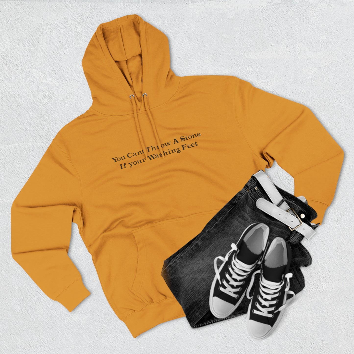 You Cant Throw a Stone, Pullover Hoodie