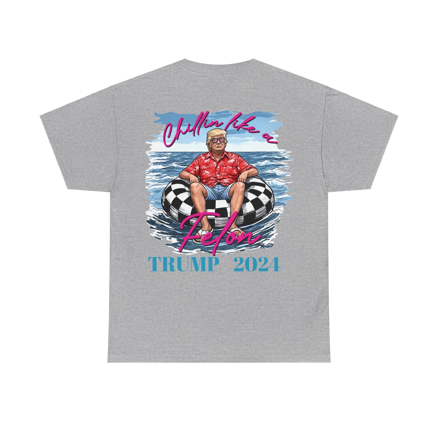 Chillin Like a Fellon! Trump 2024 T-Shirt cotton