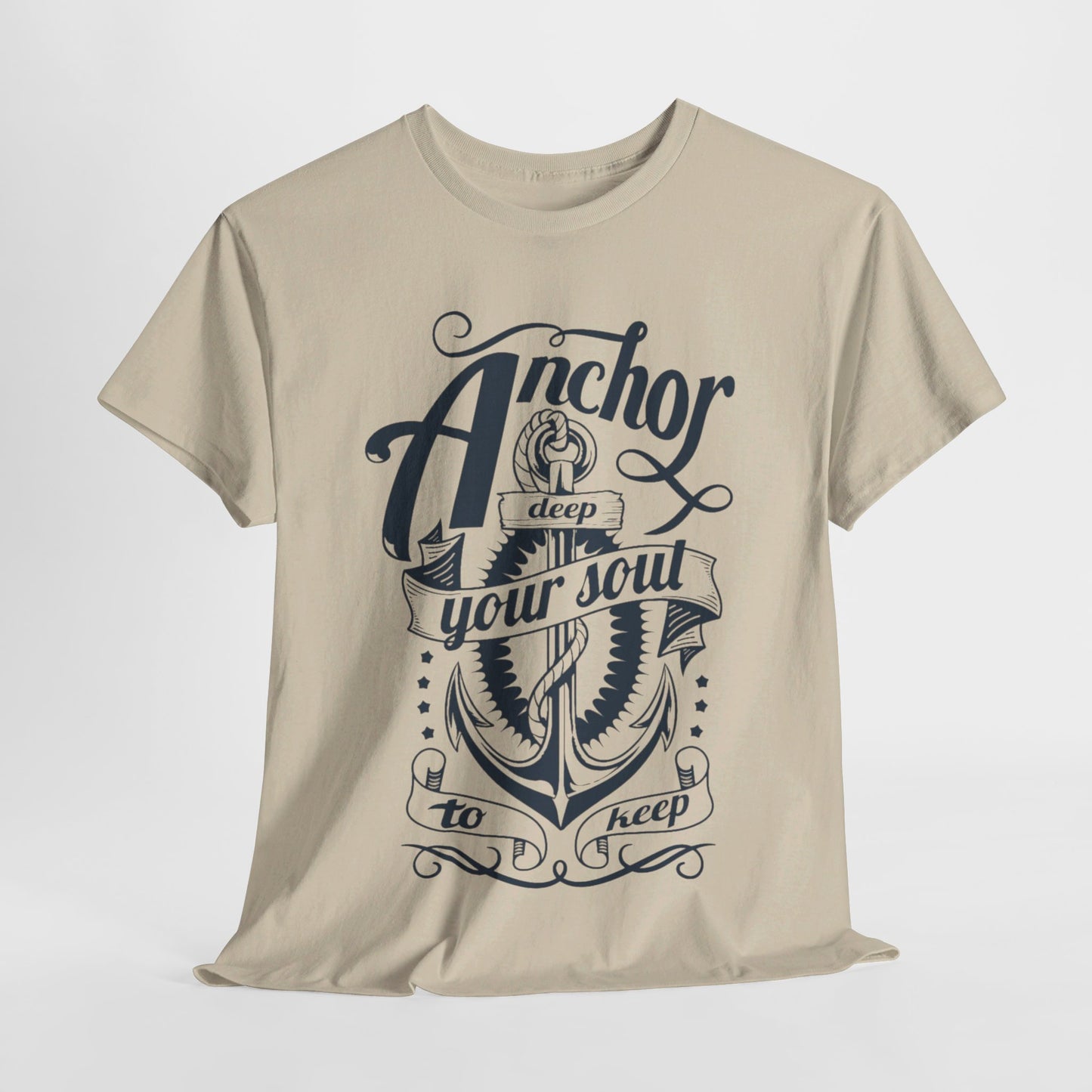 Anchor Deep! Heavy Cotton T-shirt