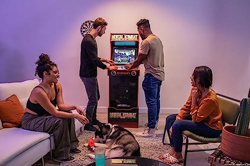 Arcade1Up Mortal Kombat Arcade Machine, Midway Legacy 30th Anniversary Edition for Home - 14 Classic Games